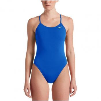 Nike Bañador de mujer para piscina con tecnología Hydrastrong Solid Cutout.