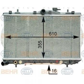 Hella  8MK 376 762-051 radiador
