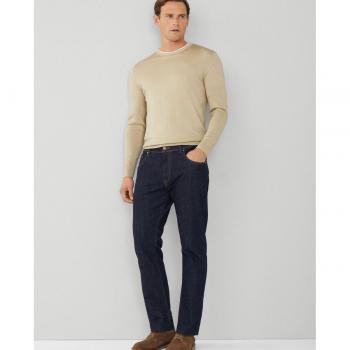 Jeans Rinse azul Hackett London para hombre, vaquero regular classic fit