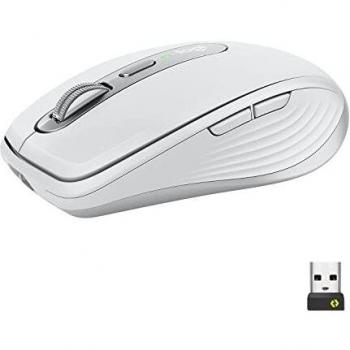 Logitech MX Anywhere 3 for Business - Ratón compacto – Inalámbrico, superrápido, seguimiento en cualquier superficie, recargable, receptor USB Logi Bolt, Bluetooth, Windows/Mac/iPadOS - Gris