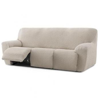Funda sofá Relax 3 plazas bielástica Eysa ROC Blanco 70 x 120 x 260 cm