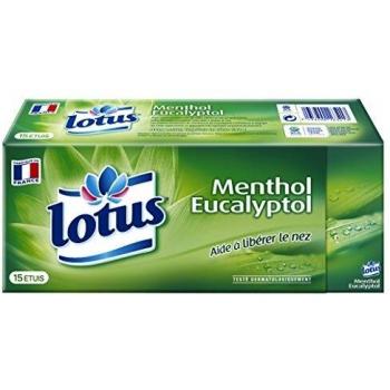 Lotus Menthol – Pañuelos de papel x 15 paquetes – Lote de 2