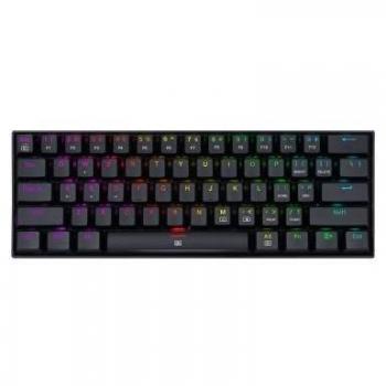 Redragon K630 Dragonborn RGB Teclado Mecánico Gaming, Layout QWERTY Inglés, Conexión USB, Color Negro