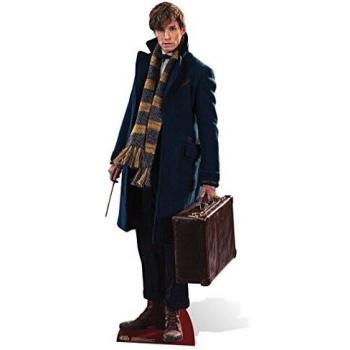 Star Cutouts Newt Scamander fantástico Bestias Vida tamaño de cartón, Multicolor