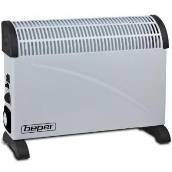 Beper RI.041 RI.041-Termoconvector con Temporizador, Acero, Gris