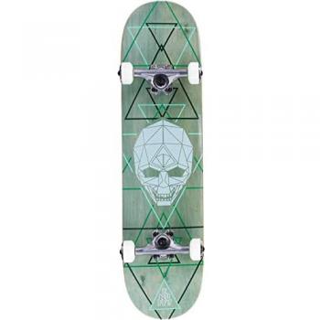 Skateboard Enuff Geo Skull Verde 8'' Completo para Adultos Unisex