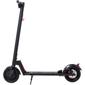GOTRAX Patinete eléctrico Scooter - Negro & Rojo - Potencia Motor: 250W - Autonomia: 20km