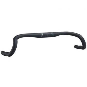 Manillar Ritchey WCS Venturemax V2 negro 42 características: diseño ergonómico, ancho de 42 cm, material de aleación de aluminio, acabado en negro mate, compatible con frenos mecánicos y hidráulicos, peso
