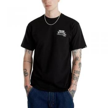 Camiseta Hombre Vans Wrenched Negra 100% Algodón Talla L
