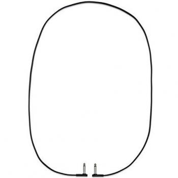 Cable de Parche Plano Negro 140 cm