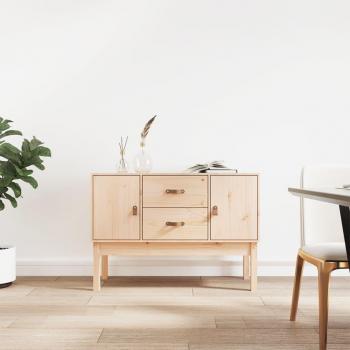 Aparador de madera maciza de pino 110x40x78 cm - Mueble de Almacenaje de Salón, Buffet para salón, Armario Auxiliar, Armario de Almacenamiento