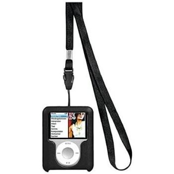 Hama - Delicate - Funda de cuero para iPod Nano 3G, color negro