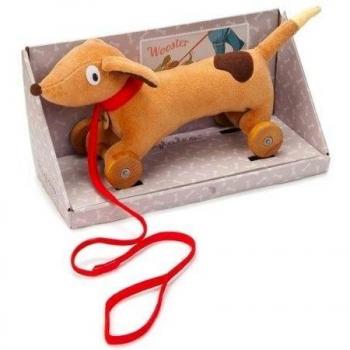 Ragtales - Wooster Pull Along Dog, juguete para arrastrar