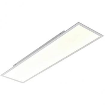 Panel LED Quais 4.000K, 30x120 cm, Lámpara de Techo Moderna en Plástico Blanco