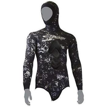 EPSEALON Shadow Chaqueta Verde 3mm T1, Hombre, Camuflaje, XS