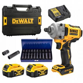 Llave de impacto Dewalt XR 18V Li-Ion 5Ah 1/2 sin escobillas