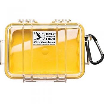 Peli 1020 1020-Caja micro, Claro/Amarillo