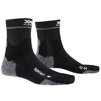 X-Socks Run Fast Socks, Unisex Adulto, Opal Black, 42-44