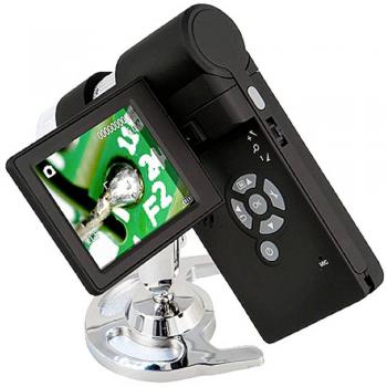 Microscopio Digital PCE-DHM 10 con 500 aumentos y pantalla TFT a color de 7,62 cm (3) para uso móvil