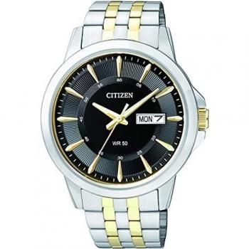 Citizen Men's Analogue Quartz Watch with Stainless Steel Strap BF2018-52EE