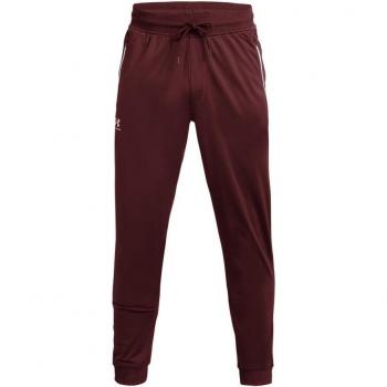 Pantalón largo de hombre jogging Sportstyle Under Armour granate - XL