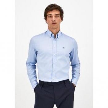 Camisa Oxford azul Hackett London