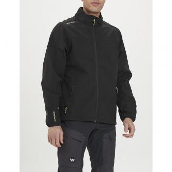 WHISTLER Softshell Dublin M - Softshell Montaña Hombre - Color Negro - Talla XL - W-PRO 8000
