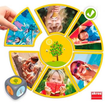 Juego educativo Las Estaciones del Año - Incluye 4 estaciones, tarjetas ilustrativas, actividades interactivas, material didáctico para aprender sobre el clima y la naturaleza en cada estación, adecuado para niños de 3 a 8