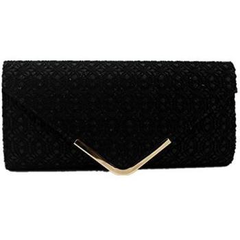 Shiratori - Cartera de mano para mujer negro negro