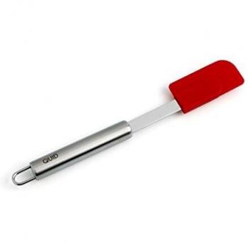 Quid Espatula Silicona Pequeña Renova Silic, Acero y Rojo, 0.23 cm