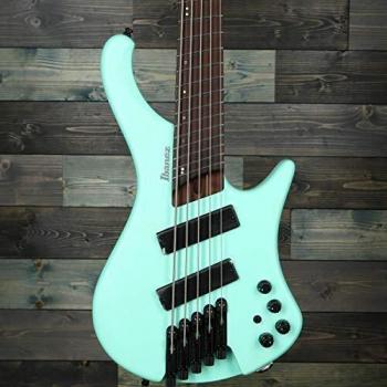 Ibanez EHB1005MS 5-String Headless Multi-Scale Electric Bass in Sea Foam Green Matte