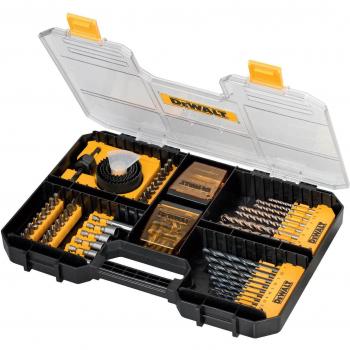 Set de brocas y puntas Dewalt DT71569 con maletín TSTAK de 100 piezas