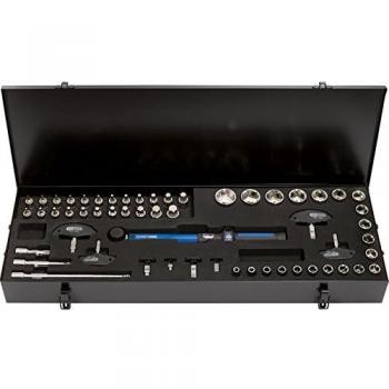 Juego de llaves dinamométricas KS Tools 516.1435, tipo: llave dinamométrica, características: 1/2 ERGOTORQUE®, rango de torque de 20-100 Nm, incluye 49 piezas, con