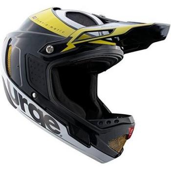 Urge Down-O-Matic Casco de Bicicleta Negro/Amarillo Color Blanco Talla XL