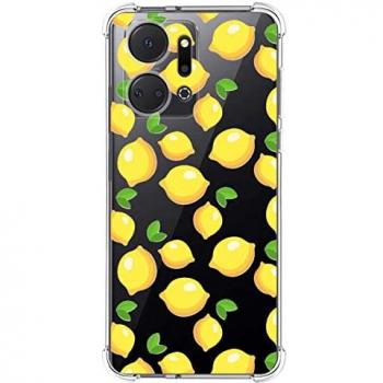 Funda Silicona Antigolpes para Huawei Honor X8a con Diseño de Limones