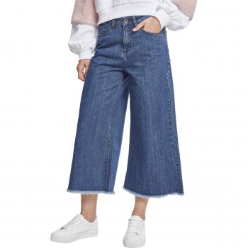Urban Classics Women's Denim Culotte Trousers