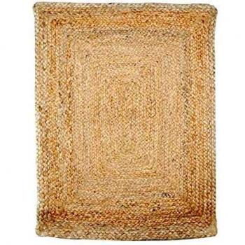 SIGRIS Decor and Go Alfombra Rectangular Yute Textil Hogar Alfombras Colección Natural