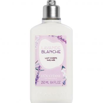 L'Occitane - Lavande Blanche Body Milk 250ml, Cosmetics, Enriched with Shea Butter, 99% Readily Biodegradable, Luxury & Clean Beauty Body Lotion for All Skin Types