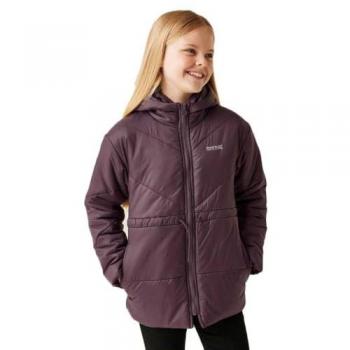 Regatta Kids Deep Plum Water-Repellent Quilted Jacket (Size 15-16 Years)