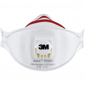 3M xA004837747 Respirador Antipartículas de Plegado Plano, Certificado de seguridad EN