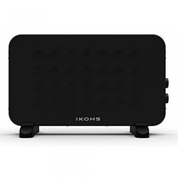 CREATE / WARM HANDY / Convector calefactor eléctrico Negro | Función ventilador y aire caliente, ligero, silencioso y bajo consumo - Temperatura: 5-35º - Potencia 2000W