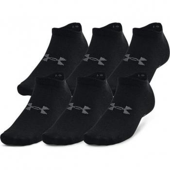 Under Armour Pack de 6 Calcetines Invisibles Essential Negro