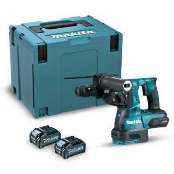 Martillo Ligero BL 40Vmax XGT 28mm SDS-PLUS 4Ah 2 bat. 3 modos AFT AWST Makpac marca Makita
