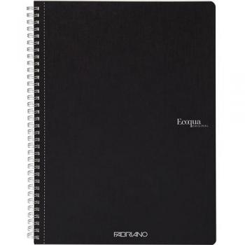 Cuaderno Fabriano Eco Qua Cuadro Chico Negro Espiral A4 90G 70 Hojas 5MM