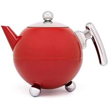 Bredemeijer Duet Bella Ronde - Tetera de 1200 ml Roja
