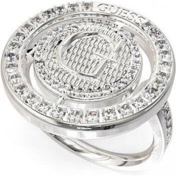 Anillo Guess Eternelle de acero plateado