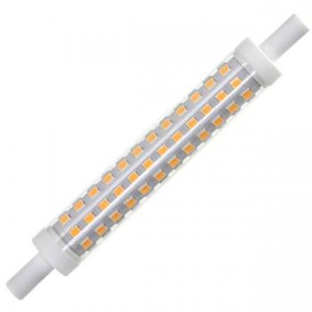 Bombilla LED R7S 9W SMD 360º 118mm Blanco Cálido
