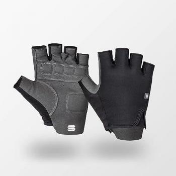 Guantes Cortos de Ciclismo para Hombre Sportful Matchy Negro