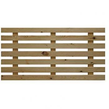 Cabecero de Cama Bruma de Madera Maciza Envejecida - 140x73cm - Fabricado a Mano en España