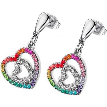 Pendientes Lotus Style LS1943-4/2 Woman's Heart Acero Inoxidable 316L para Mujer